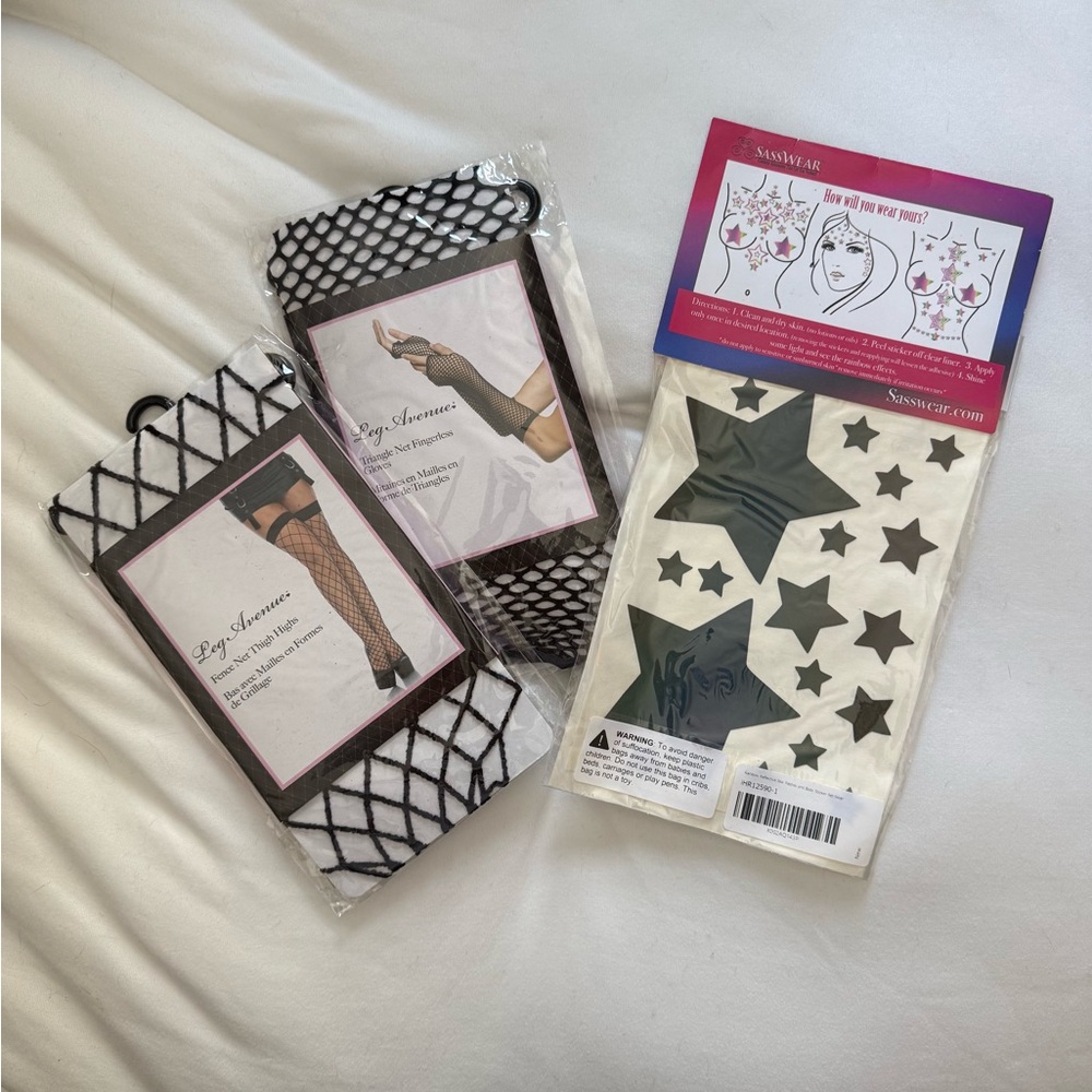 (LAST DAY 2/20) Fishnet Stockings & Gloves